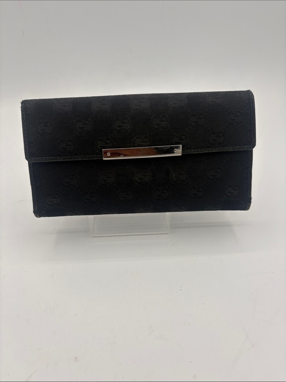 Gucci Black Canvas Wallet